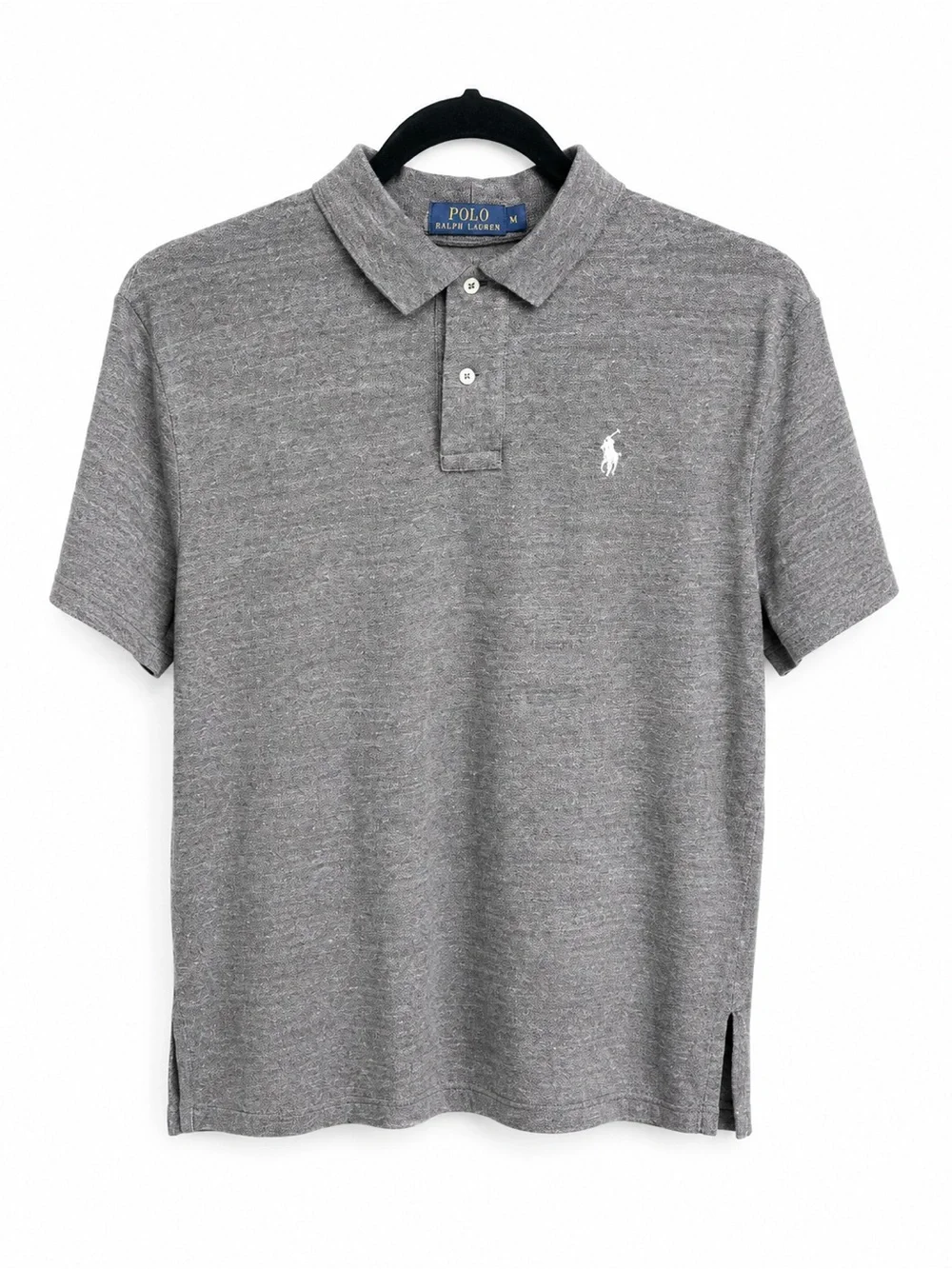 Polo Ralph Lauren Men’s Brown Heather Polo Shirt Size M 100% Cotton Classic Fit